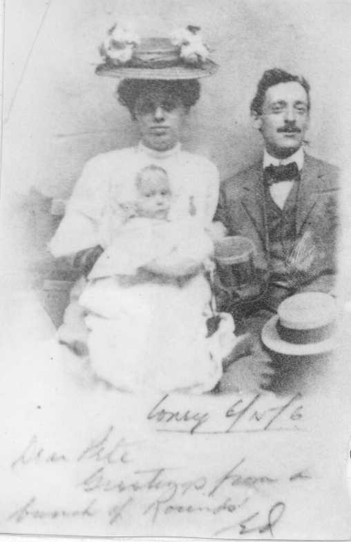 Edward, Edith and baby Lester